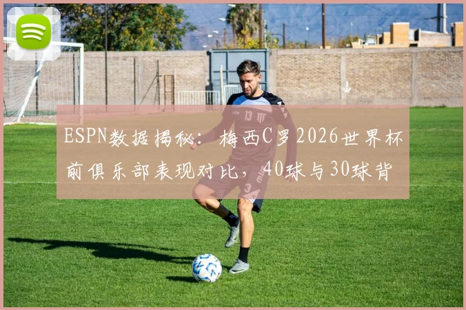 ESPN数据揭秘：梅西C罗2026世界杯前俱乐部表现对比，40球与30球背后的状态解析